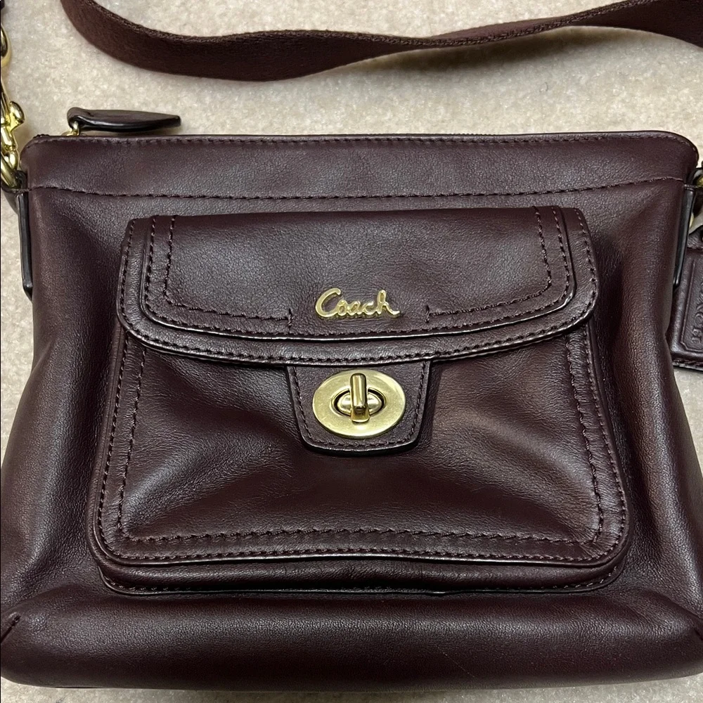 Coach Brown Leather Bag - Picture 2 of 14